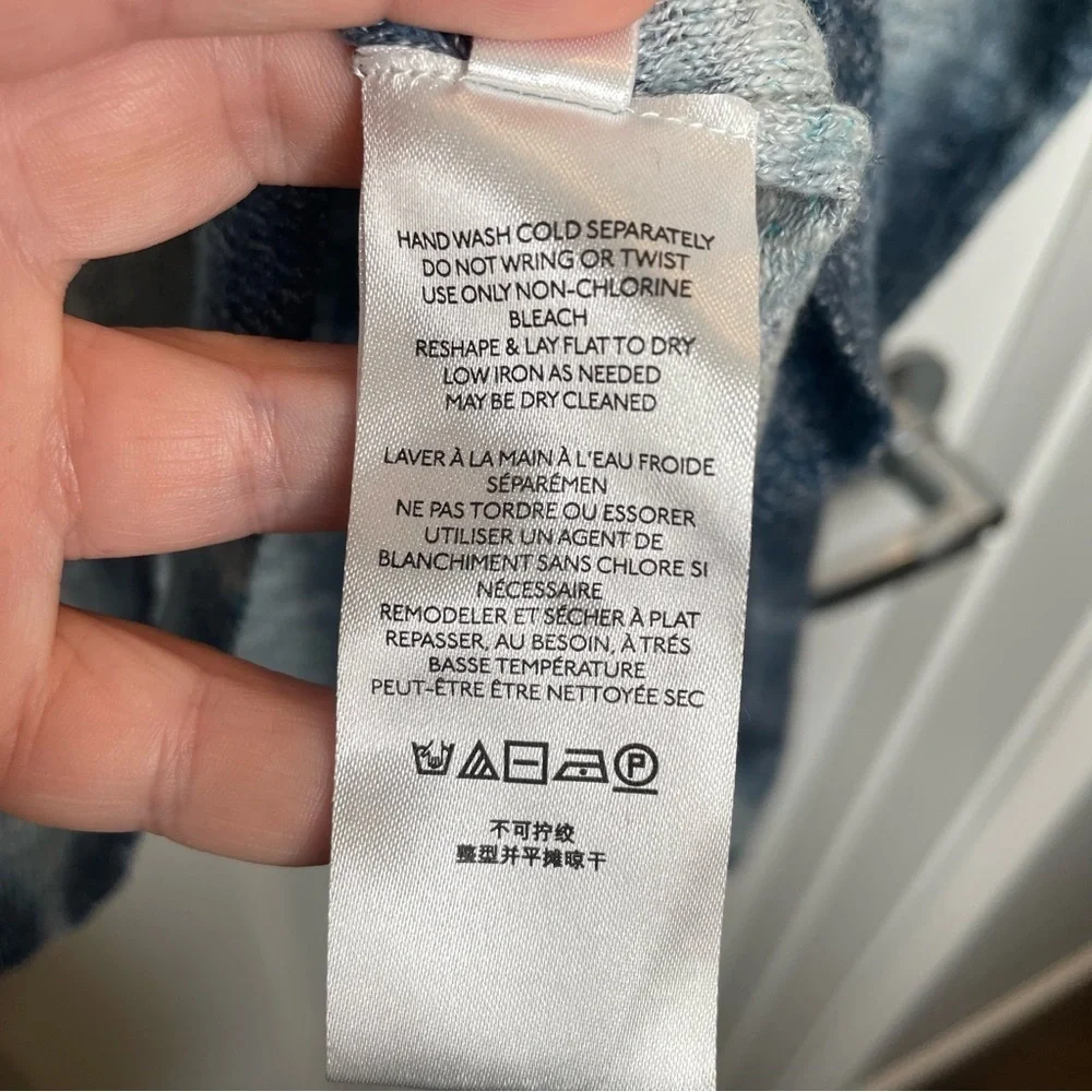 Pilcro from Anthropologie Tie-Dye Cardigan Linen Blend Oversized XS - Picture 11 of 13